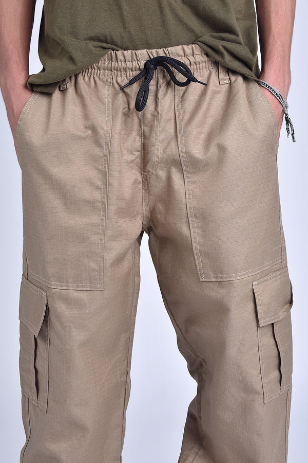 Calça Cargo Rip Stop Overcome Basic Caqui