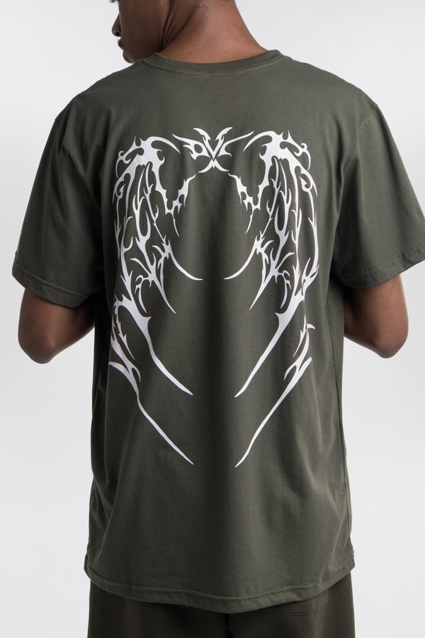 Camiseta Overcome Wings Verde Militar