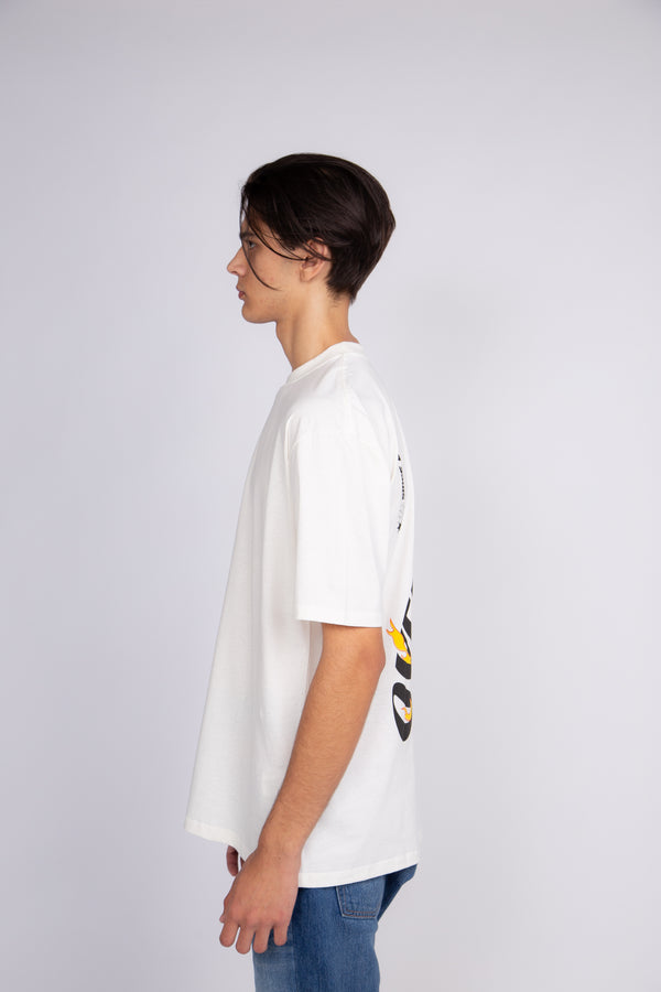 Camiseta Overcome Fire Circle Off White-001