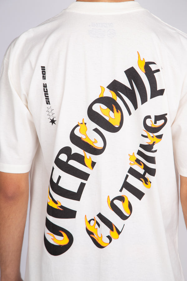 Camiseta Overcome Fire Circle Off White-001