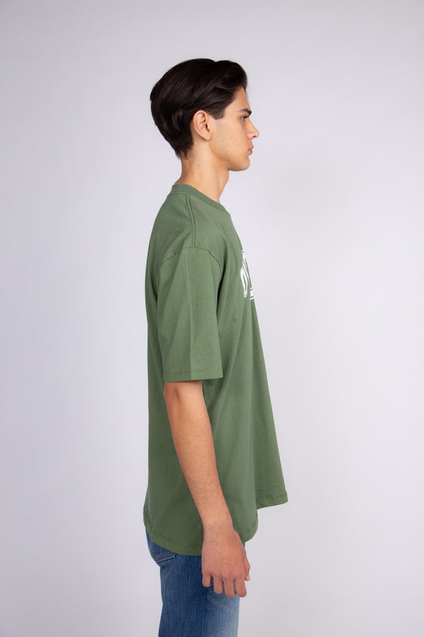 Camiseta Overcome "College" Verde Militar