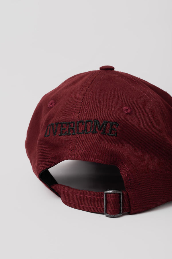 Boné Dad Hat Overcome Diâmetro Bordô