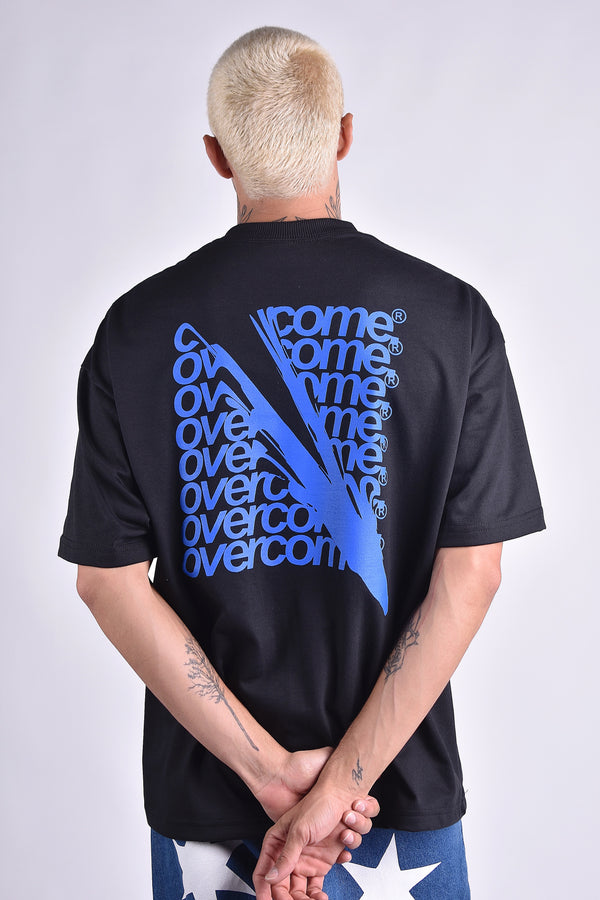 Camiseta Overcome Oversized Overline Preta