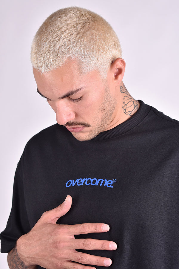 Camiseta Overcome Oversized Overline Preta