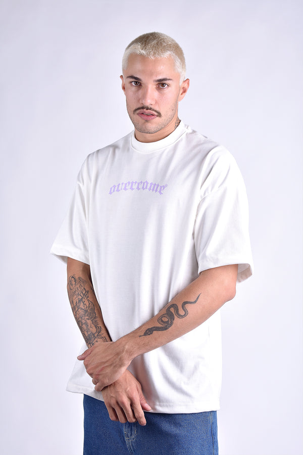 Camiseta Overcome Oversized Thunder Pulse Off White