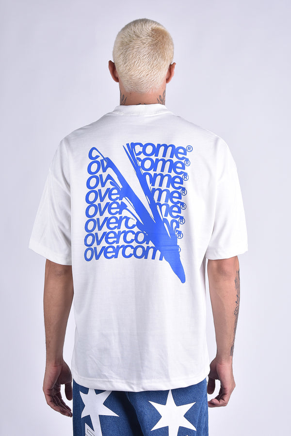 Camiseta Overcome Oversized Overline Off White