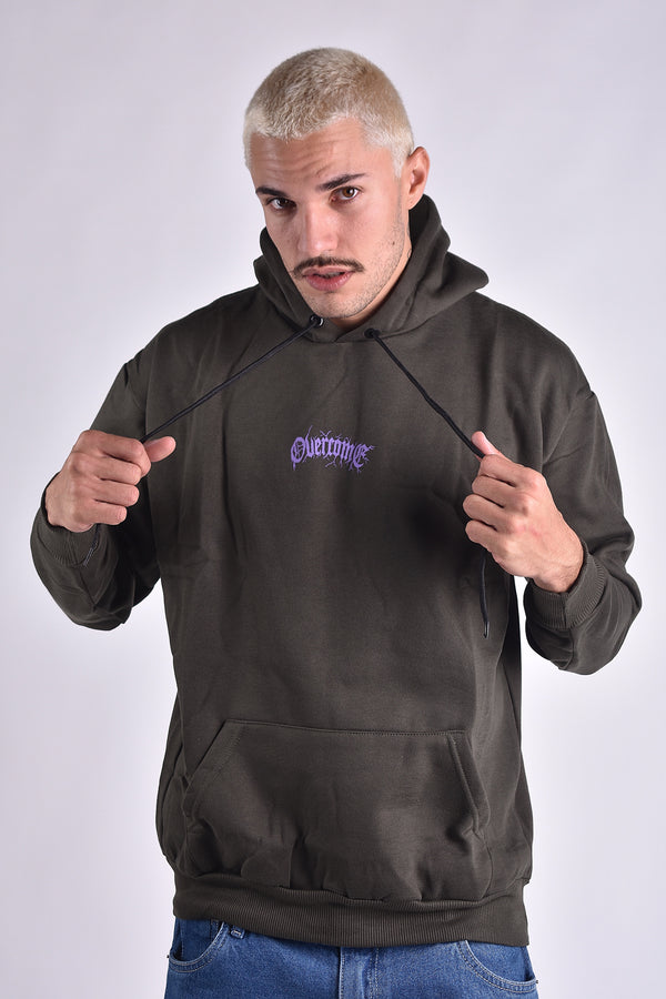 Moletom Canguru Overcome Tour Verde Militar