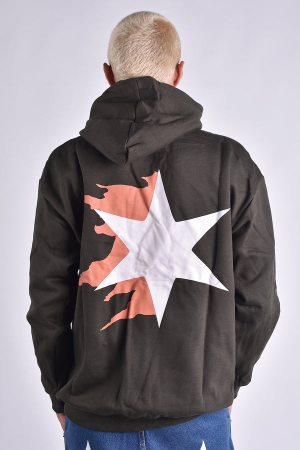 Moletom Canguru Overcome Star Fire Verde Militar