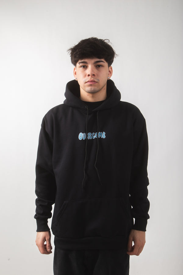 Moletom Overcome Canguru Pound Preto