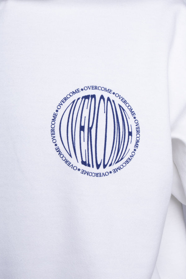 Moletom Canguru Overcome Sphere Off White