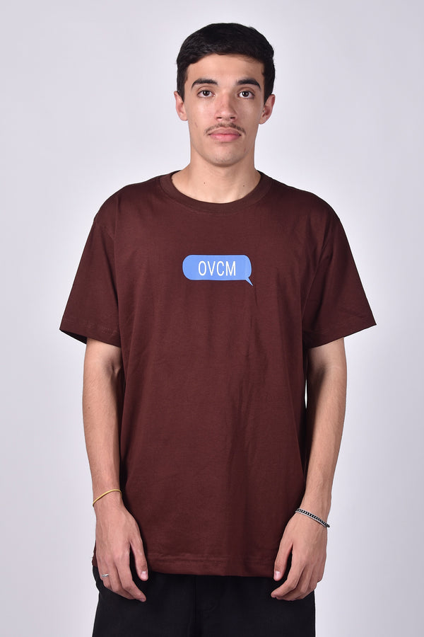Camiseta Overcome I Love You Marrom