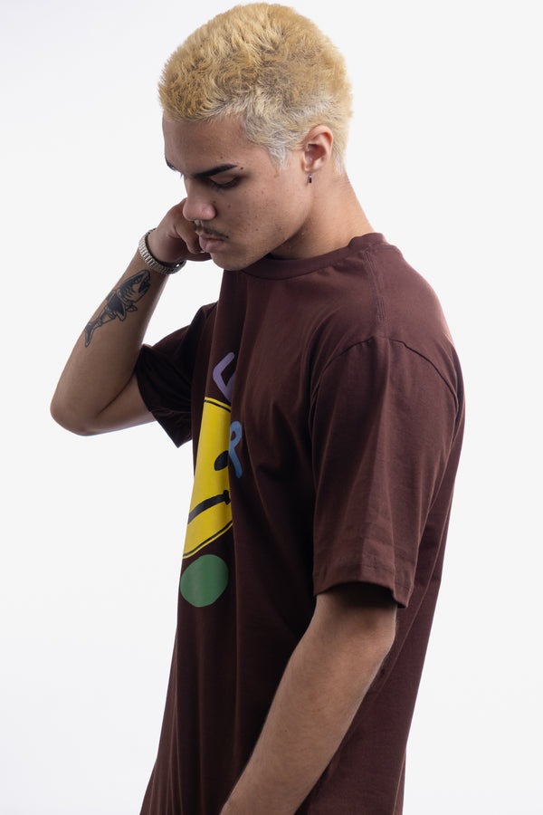 Camiseta Overcome Smile Marrom