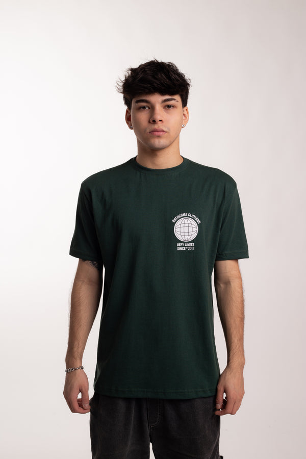 Camiseta Overcome Defy Limits Verde