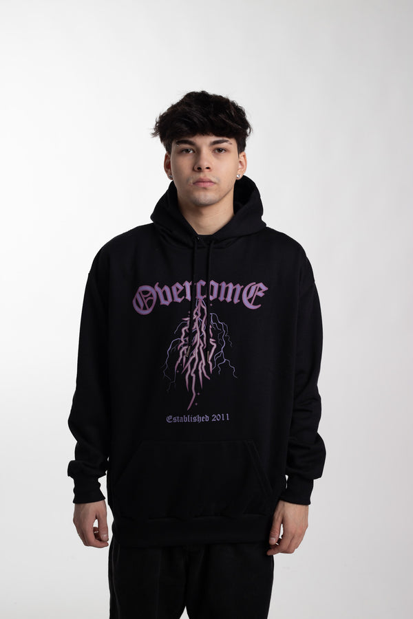 Moletom Overcome Canguru Storm Preto