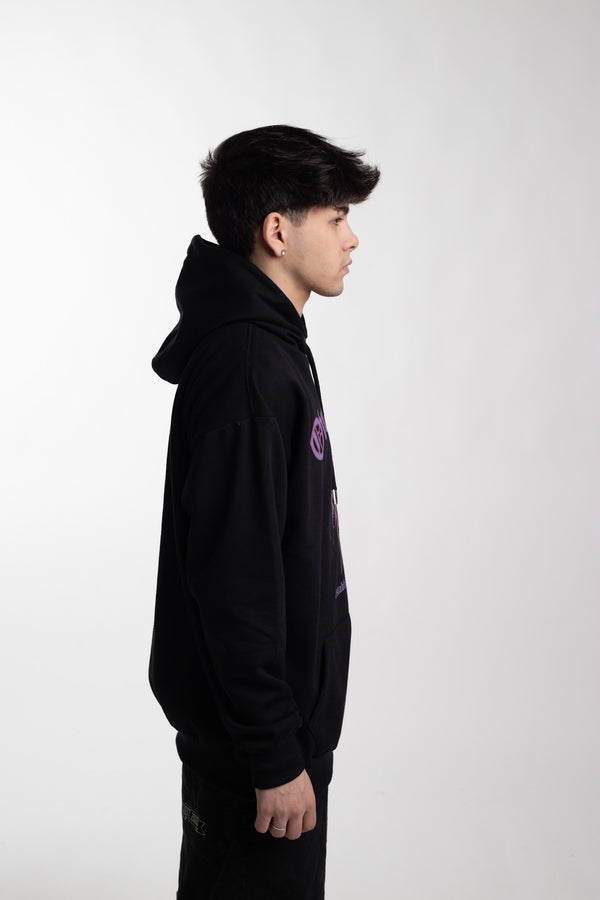 Moletom Overcome Canguru Storm Preto