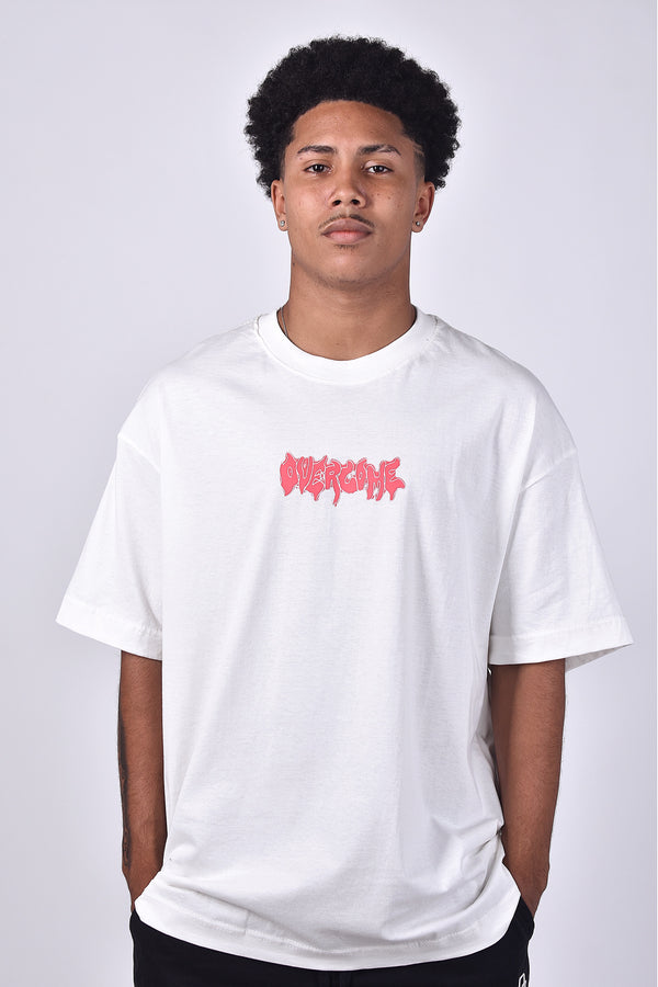 Camiseta Overcome Oversized Bounce Vice Off White