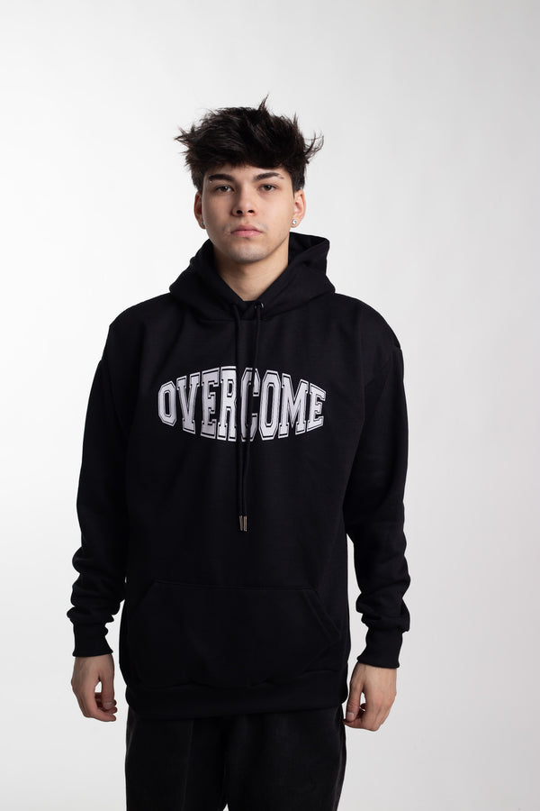 Moletom Overcome Canguru "College" Preto-001