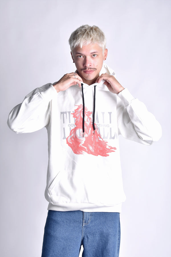 Moletom Overcome Canguru The Fall Off White