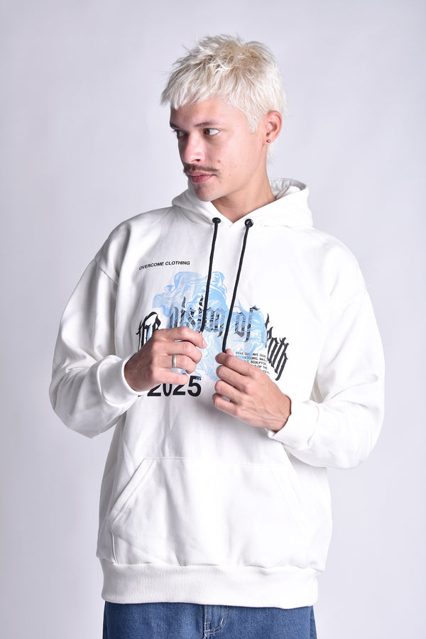 Moletom Overcome Canguru Vod Off White