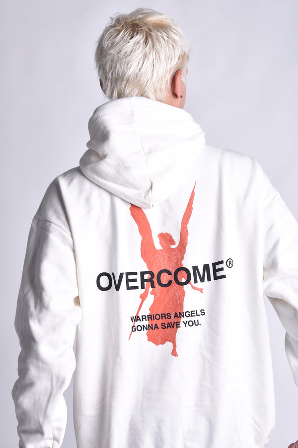 Moletom Overcome Canguru Warrior Angel Off White