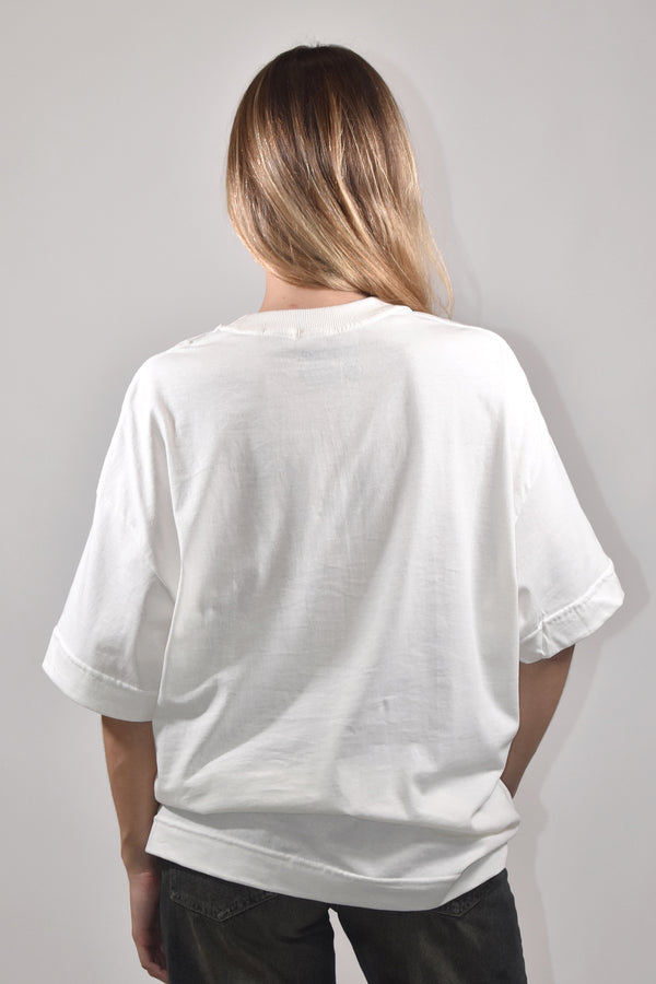 Camiseta Overcome Oversized Boxing Off White