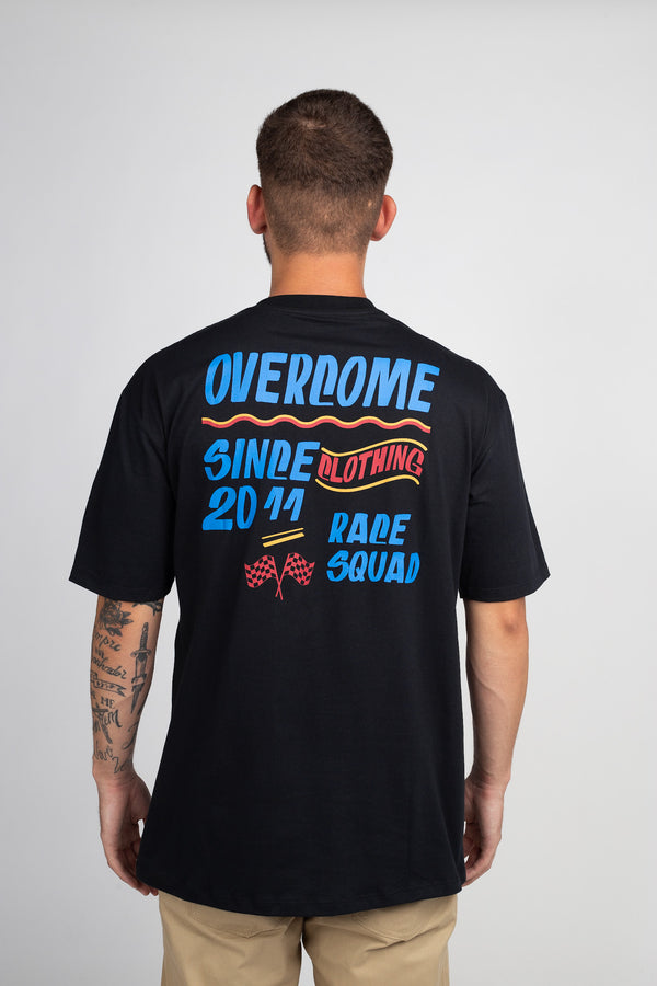 Camiseta Overcome Race Squad Preto