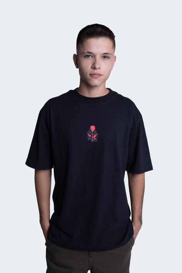 Camiseta Overcome Juvenil Gothic Rose Preta