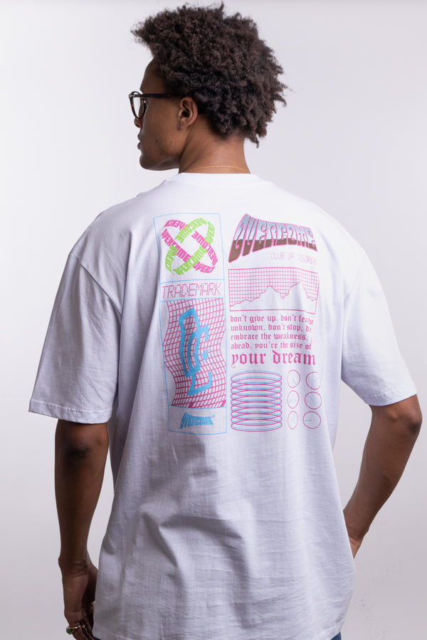 Camiseta Overcome "Club Of Disorder" Branca