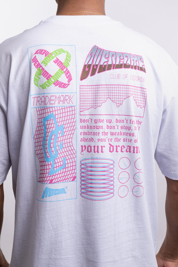 Camiseta Overcome "Club Of Disorder" Branca