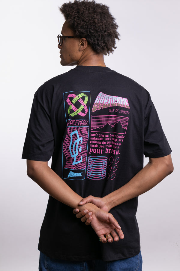 Camiseta Overcome "Club Of Disorder" Preta