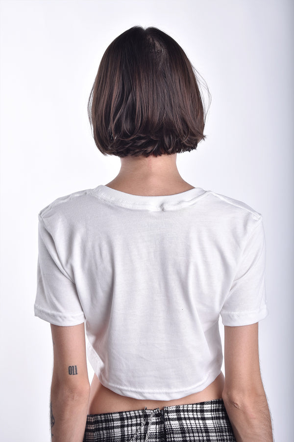 Cropped Overcome Dramatic Off White