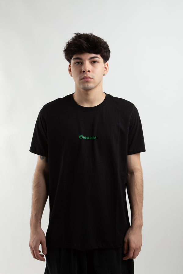Camiseta Overcome New Script Preto/Verde