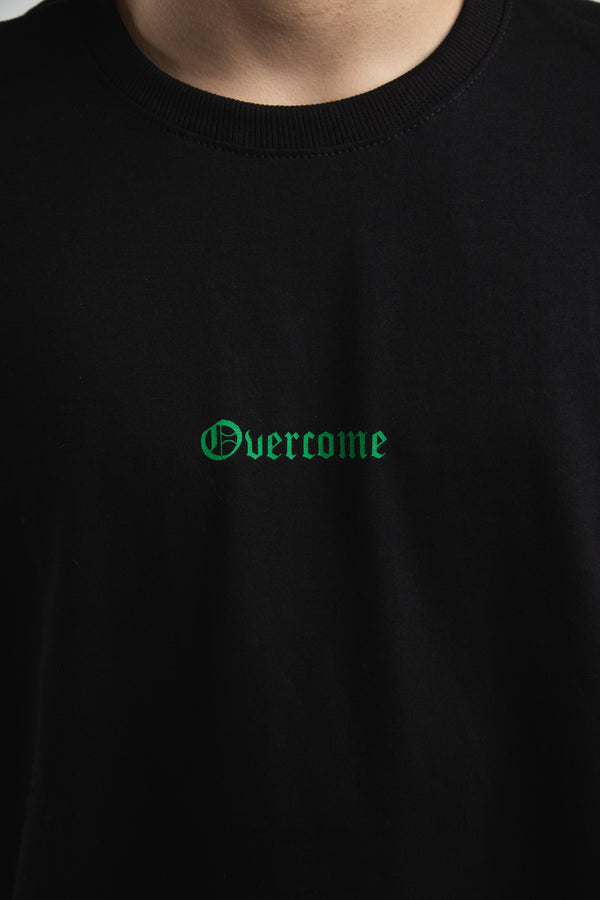 Camiseta Overcome New Script Preto/Verde
