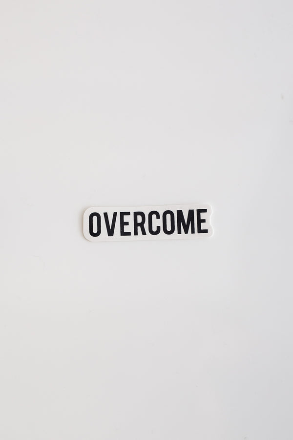 Adesivo Overcome "Script"