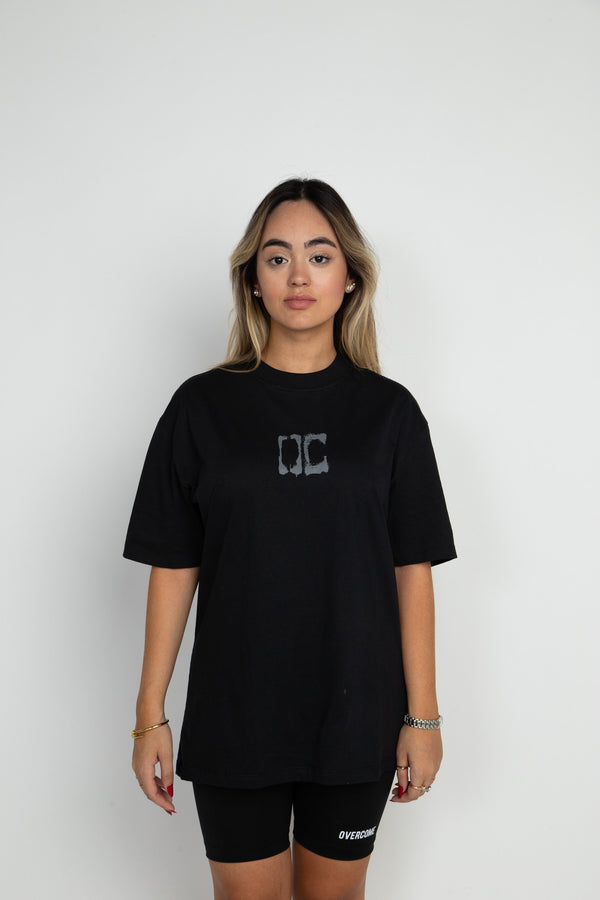 Camiseta Oversized Overcome Oc Spray Preta-001