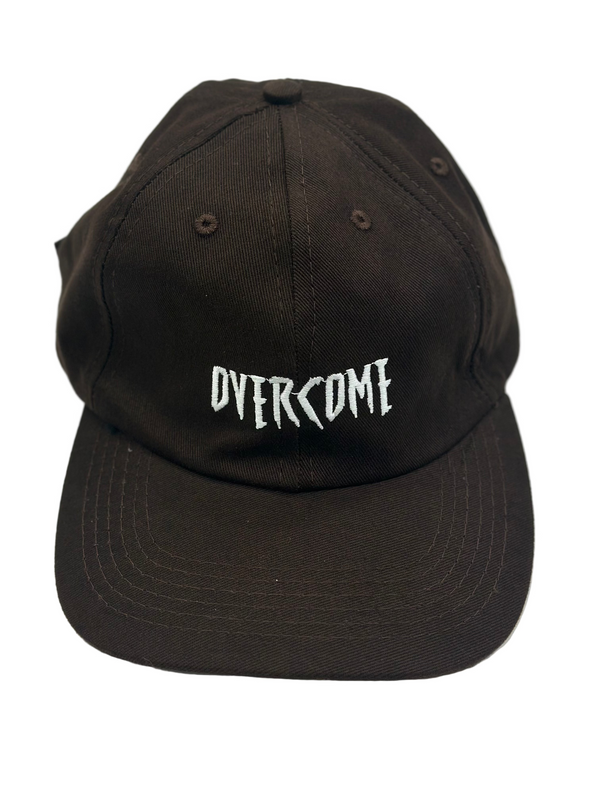 Boné Dad Hat Overcome Signature Marrom