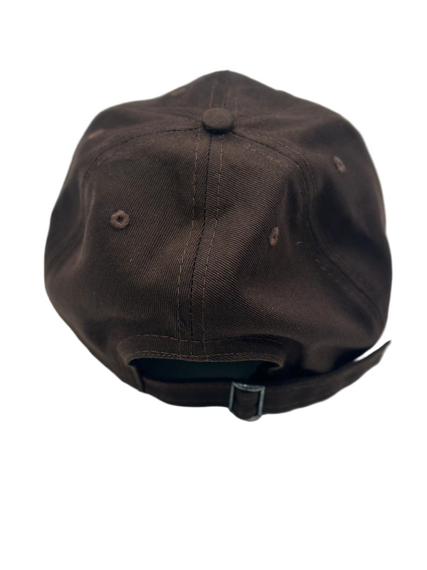 Boné Dad Hat Overcome Signature Marrom