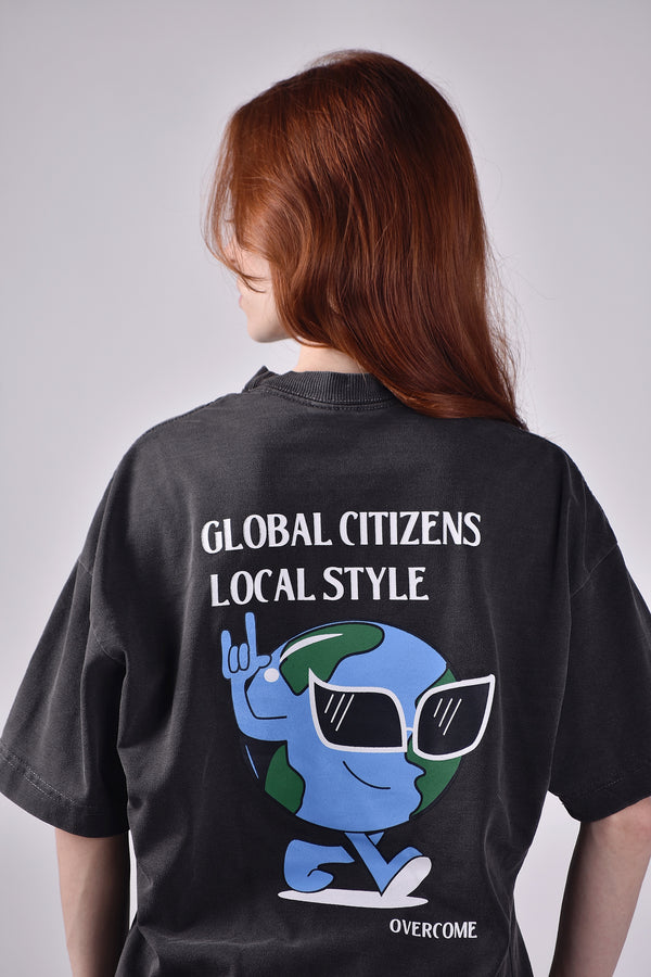 Camiseta Overcome Oversized Global Citizen Estonada