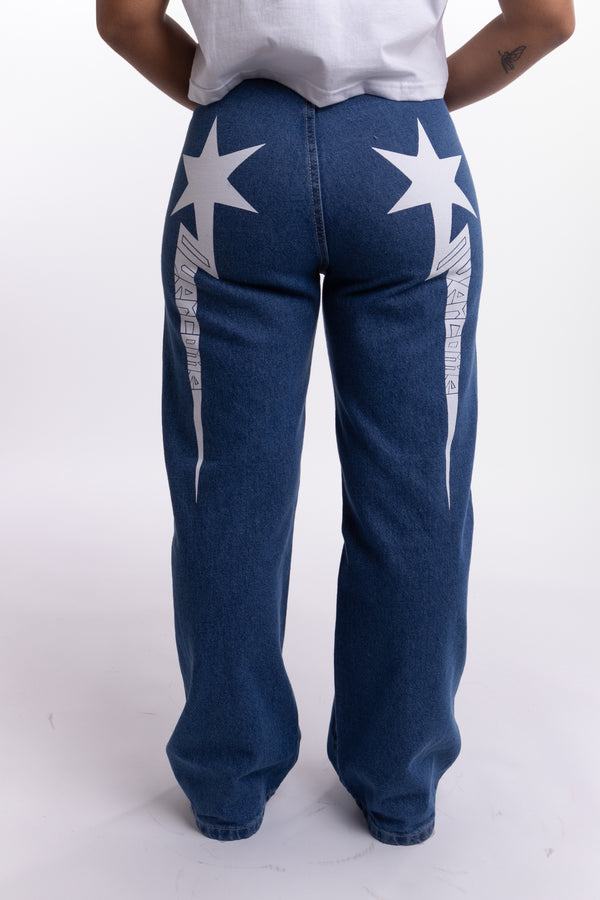 Calça Jeans Overcome Shooting Star Lavagem Média