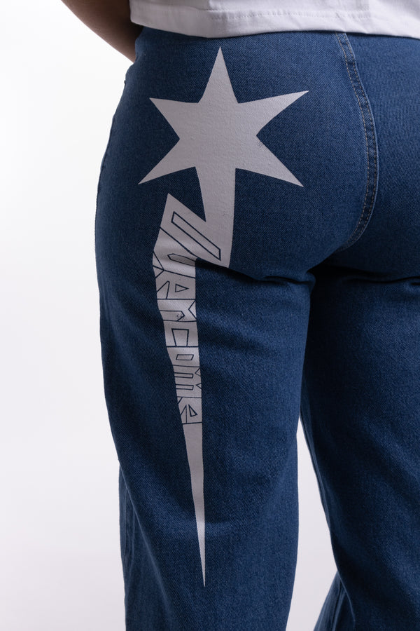 Calça Jeans Overcome Shooting Star Lavagem Média