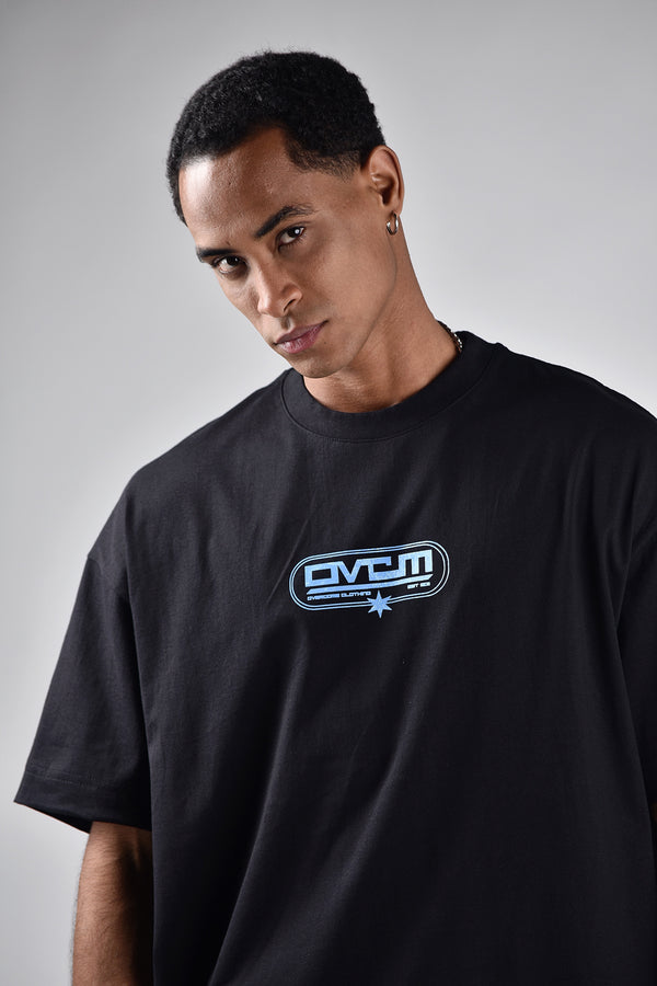 Camiseta Overcome Oversized Urban tide Preta