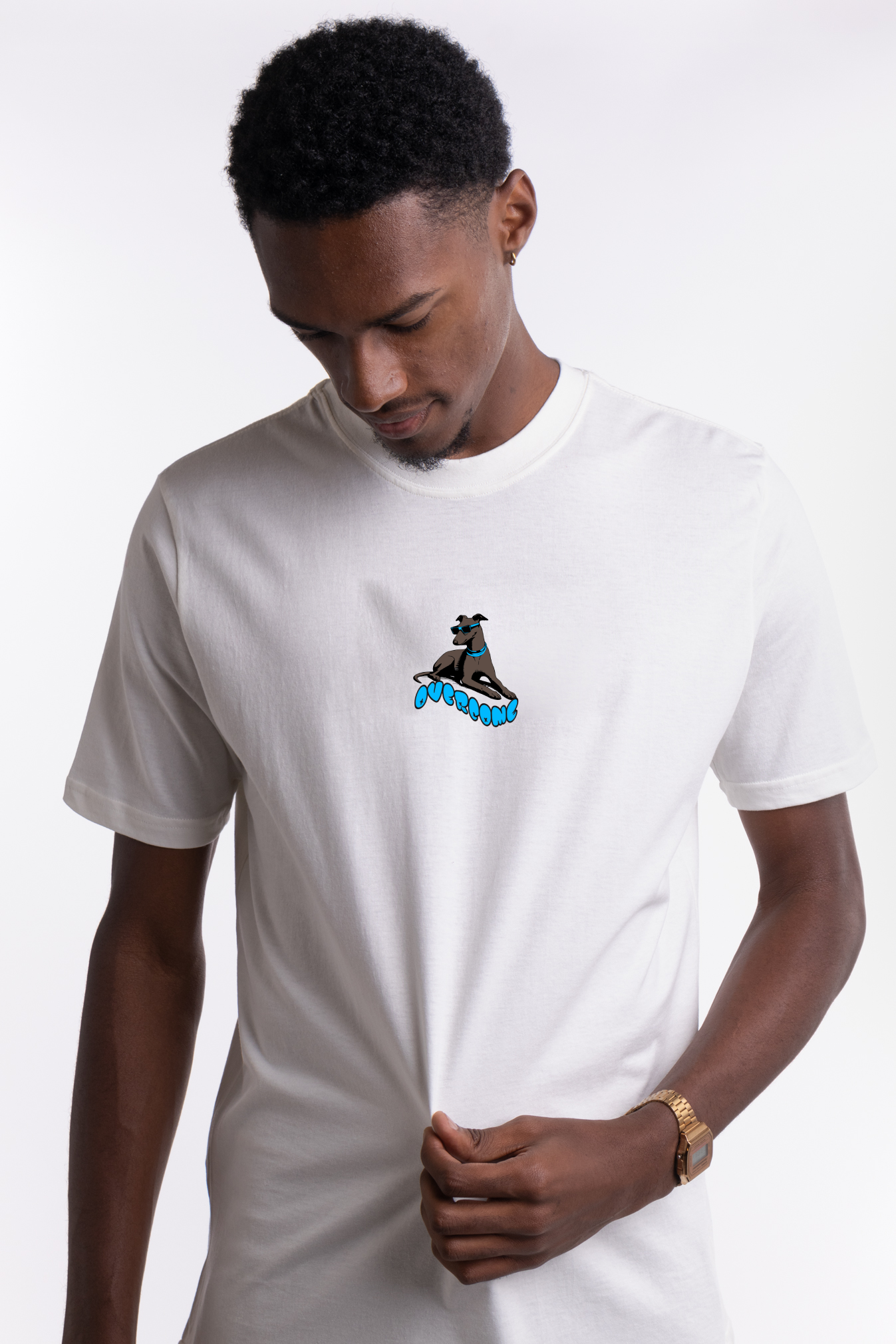 Camiseta Overcome Doggy Branca Overcome ClothingStore