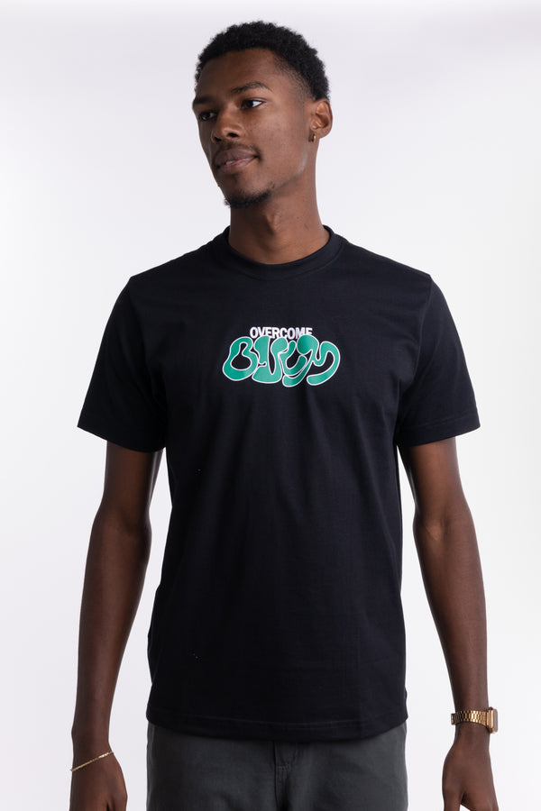 Camiseta Overcome Trippy Logo Preta