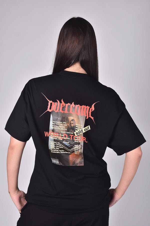 Camiseta Overcome Oversized World Tour Preta