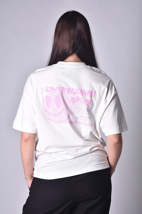 Camiseta Overcome Oversized Domination Smile Off White