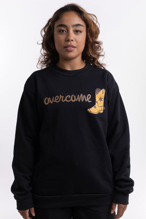 Moletom Overcome Careca Western Vibes Preto