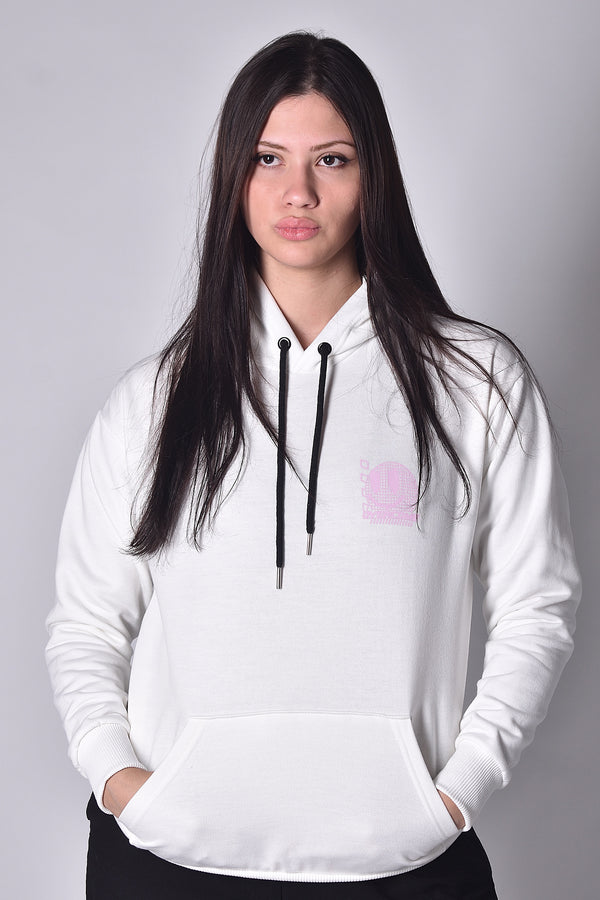 Moletom Overcome Canguru Domination Smile Off White