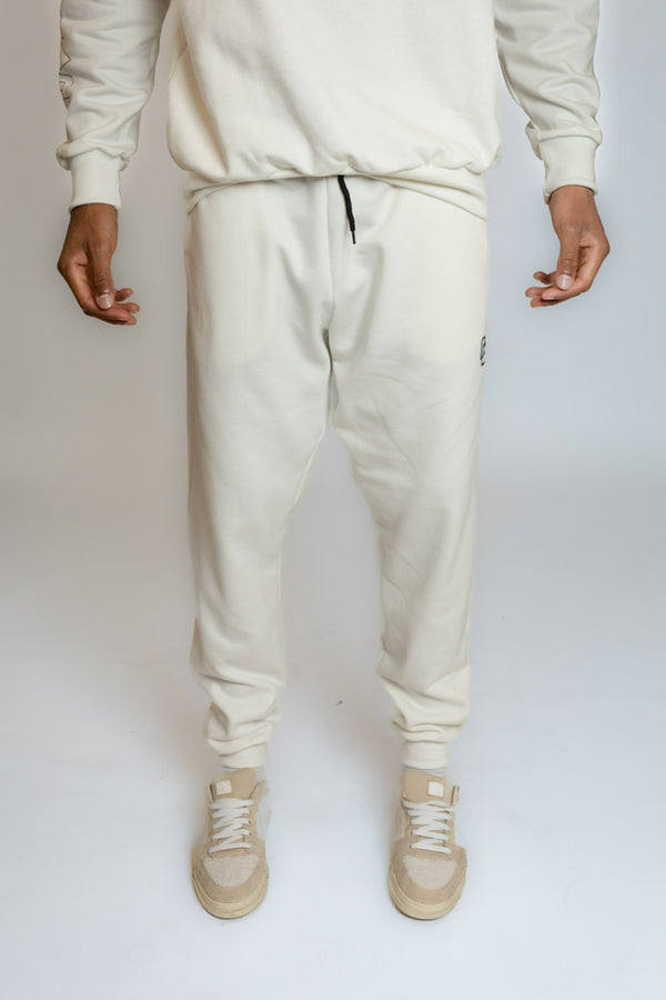 Calça Moletom Overcome OC Relevo Off White