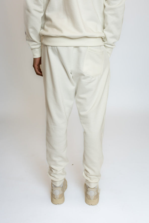 Calça Moletom Overcome OC Relevo Off White