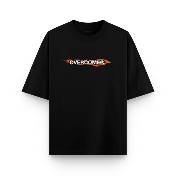 Camiseta Overcome Oversized Overdrive Preta-001